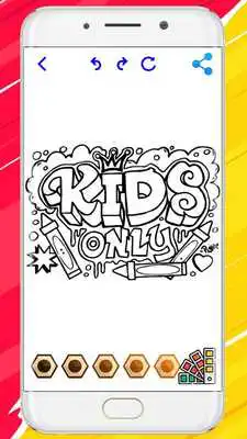 Play Graffiti coloring mandala book 2018