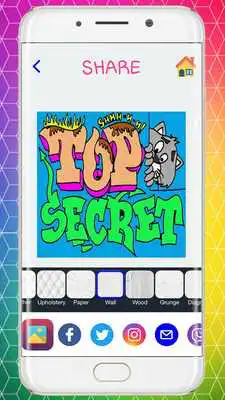 Play Graffiti coloring mandala book 2018