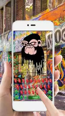 Play Graffiti color inkjet cool hip hop keyboard