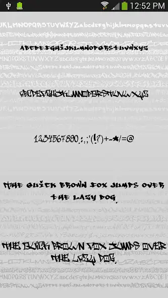 Play Graffiti Fonts for FlipFont as an online game Graffiti Fonts for FlipFont with UptoPlay