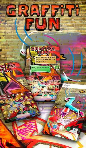 Play Graffiti Fun Animated Keyboard