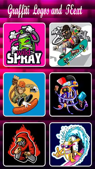 Play Graffiti Logos- Graffiti Maker as an online game Graffiti Logos- Graffiti Maker with UptoPlay