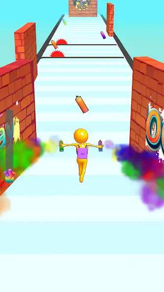Play Graffiti Run 3D as an online game Graffiti Run 3D with UptoPlay