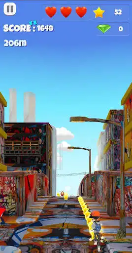 Play Graffiti Run as an online game Graffiti Run with UptoPlay