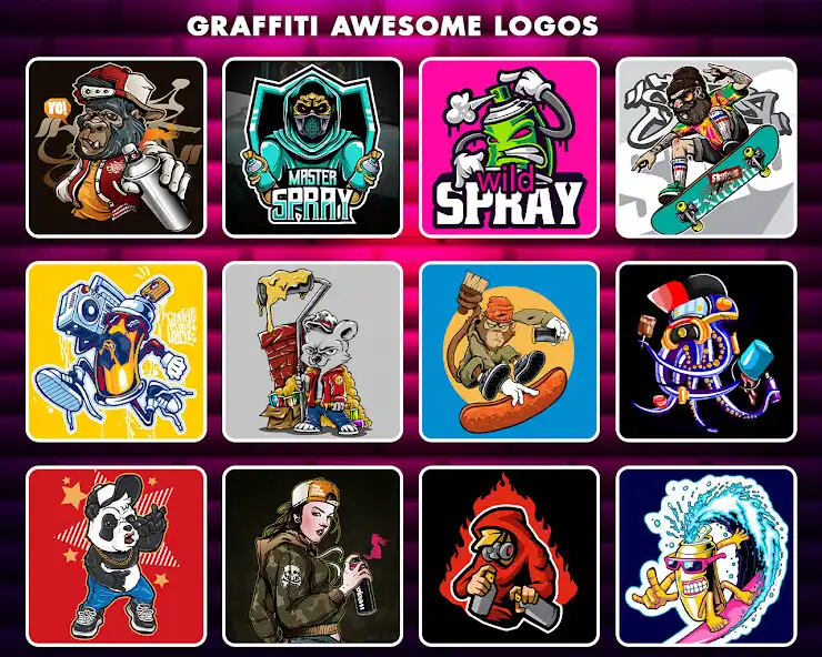 Play Graffitti Logo Maker App  and enjoy Graffitti Logo Maker App with UptoPlay