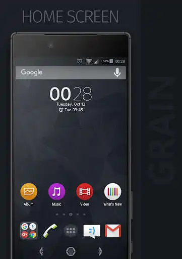 Play GRAIN Xperia Theme  and enjoy GRAIN Xperia Theme with UptoPlay