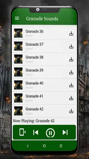 Play Granade sounds as an online game Granade sounds with UptoPlay