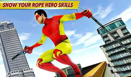 Play Grand City Rope Hero - Real Mafia Crime Simulator  and enjoy Grand City Rope Hero - Real Mafia Crime Simulator with UptoPlay