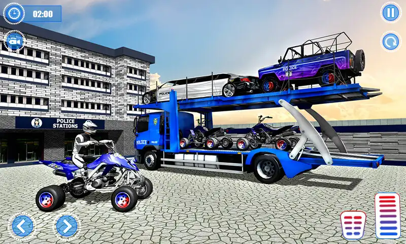 Play Grand Police Transport Truck as an online game Grand Police Transport Truck with UptoPlay