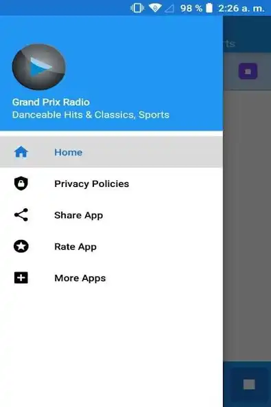 Play Grand Prix Radio App as an online game Grand Prix Radio App with UptoPlay