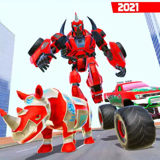 Play Grand Rhino Robot car transform game APK