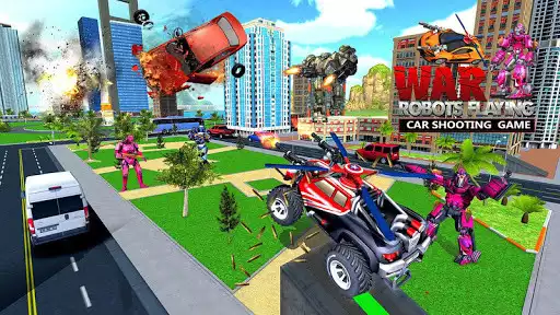 Play Grand Robot Flying Car 3D Transform Robot Game  and enjoy Grand Robot Flying Car 3D Transform Robot Game with UptoPlay
