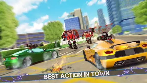 Play Grand Robot Transform Game as an online game Grand Robot Transform Game with UptoPlay