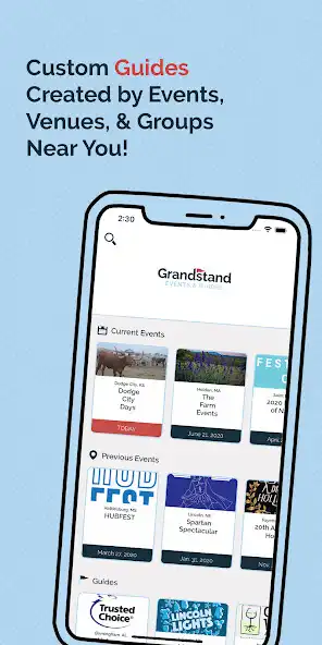 Play Grandstand - Events  Guides  and enjoy Grandstand - Events  Guides with UptoPlay