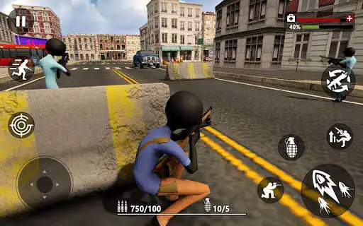 Play Grand Stickman Cover V as an online game Grand Stickman Cover V with UptoPlay