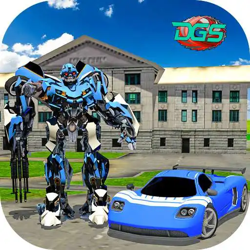 Free play online Grand Super Car Robot Flash Speed Battle  APK