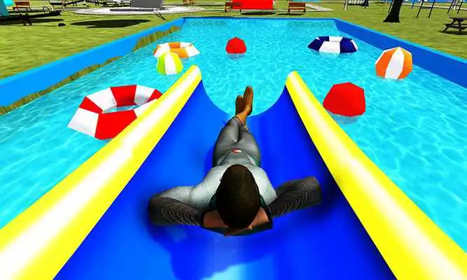 Play Grand Superhero Spider Water Slide Uphill Rush