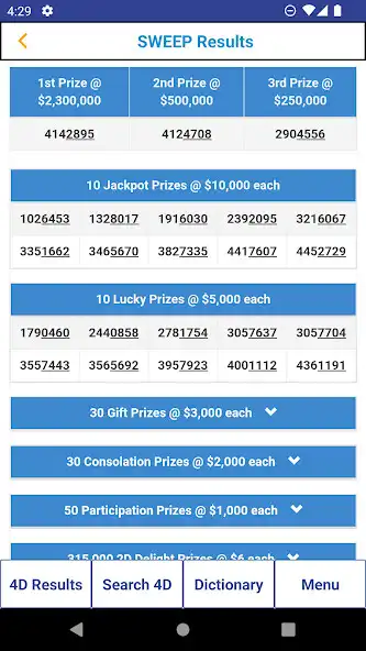 Play Grand Tiger Lotto 4D Results as an online game Grand Tiger Lotto 4D Results with UptoPlay