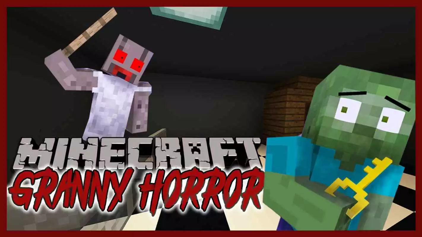 Granny Mod MCPE Horror map Minecraft online game with UptoPlay