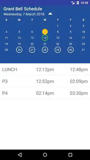Play Grant Bell Schedule as an online game Grant Bell Schedule with UptoPlay