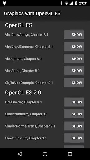 Play Graphics with OpenGL ES  and enjoy Graphics with OpenGL ES with UptoPlay