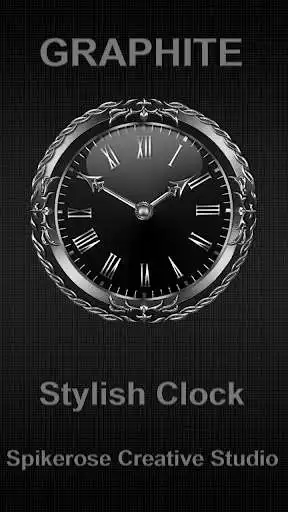 Play Graphite Clock widget  and enjoy Graphite Clock widget with UptoPlay