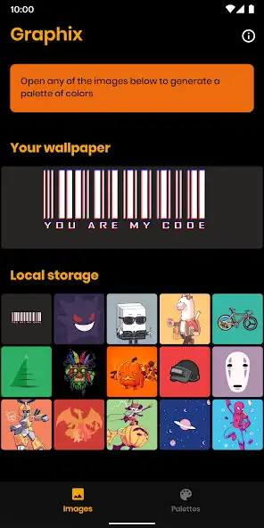 Play Graphix - color palette of pic  and enjoy Graphix - color palette of pic with UptoPlay