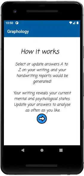 Play Graphology - Handwriting Test as an online game Graphology - Handwriting Test with UptoPlay