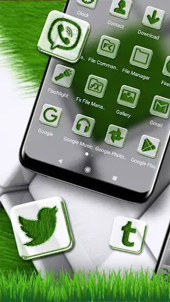 Play Grass Lawn 3D Tiles Theme as an online game Grass Lawn 3D Tiles Theme with UptoPlay