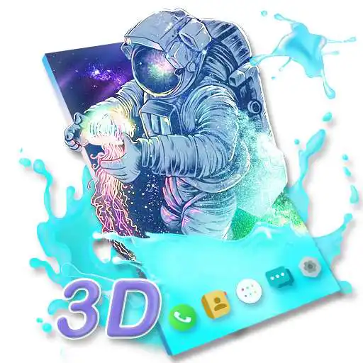 Run free android online Gravity Astronaut Live Wallpaper Magic Touch 3D APK