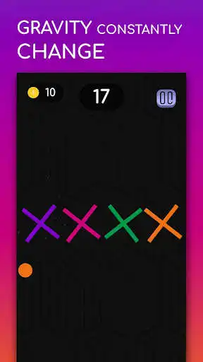 Play Gravity color switcher as an online game Gravity color switcher with UptoPlay