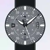 Free play online Gray Space Watch Face APK
