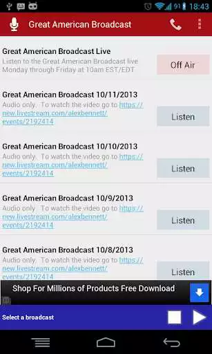 Play Great American Broadcast