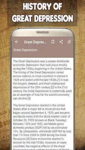 Play Great Depression Biography  and enjoy Great Depression Biography with UptoPlay