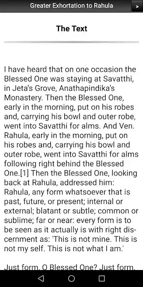 Play Greater Exhortation to Rahula as an online game Greater Exhortation to Rahula with UptoPlay