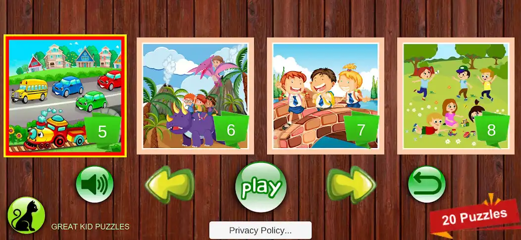 Play Great Kid Puzzles as an online game Great Kid Puzzles with UptoPlay