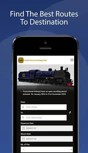 Play Great Leisure Heritage Rail  and enjoy Great Leisure Heritage Rail with UptoPlay
