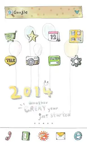 Play APK Great year Dodol luncher Theme  and enjoy Great year Dodol luncher Theme with UptoPlay com.iconnect.launcher.theme.greatyear2014