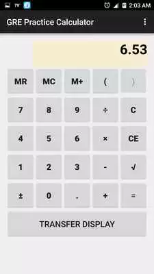 Play GRE Calculator as an online game GRE Calculator with UptoPlay