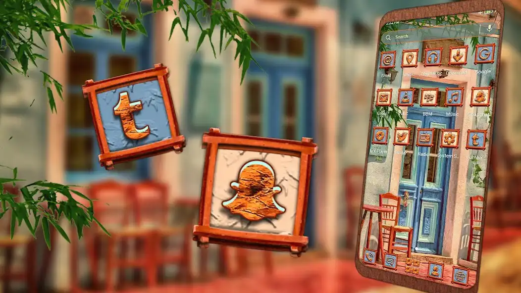 Play Greece Outdoor Cafe Theme as an online game Greece Outdoor Cafe Theme with UptoPlay