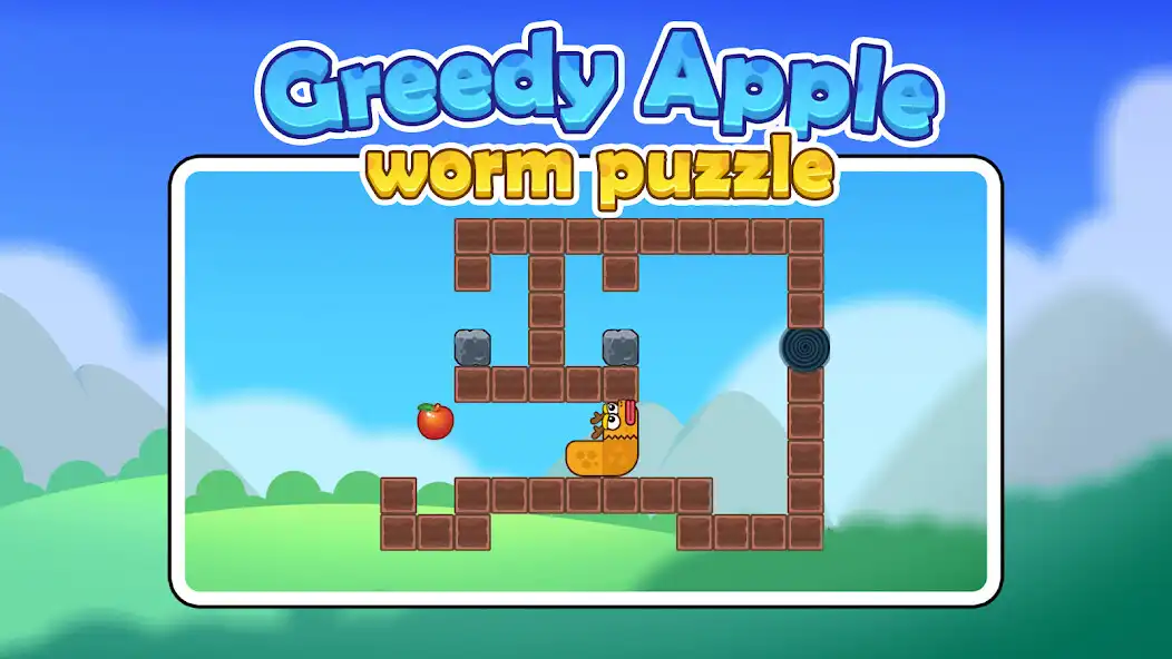 Play Greedy Apple Worm Puzzle  and enjoy Greedy Apple Worm Puzzle with UptoPlay