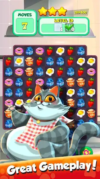 Play Greedy Cat Match 3 as an online game online Greedy Cat Match 3 with UptoPlay Play Greedy Cat Match 3 as an online game Greedy Cat Match 3 with UptoPlay