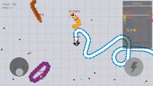 Play Greedy Dragon Race - Snake vs Snake as an online game Greedy Dragon Race - Snake vs Snake with UptoPlay