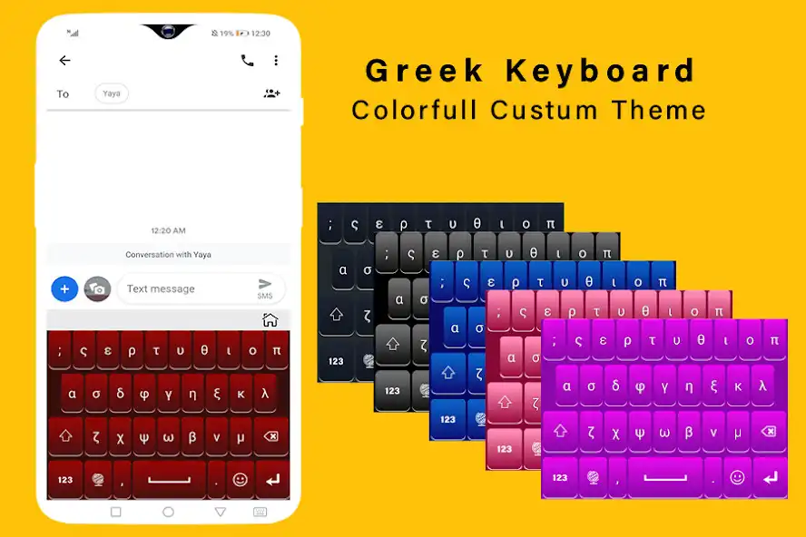 Play Greek English Keyboard App  and enjoy Greek English Keyboard App with UptoPlay