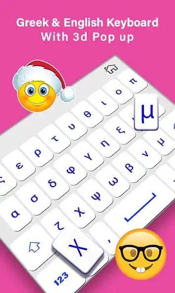 Play Greek English Keyboard App as an online game Greek English Keyboard App with UptoPlay