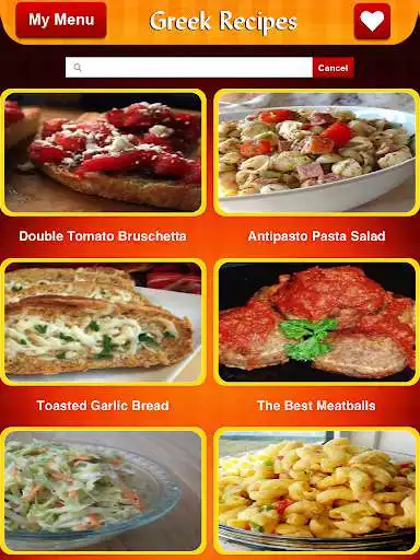 Play Greek Food Recipes as an online game Greek Food Recipes with UptoPlay