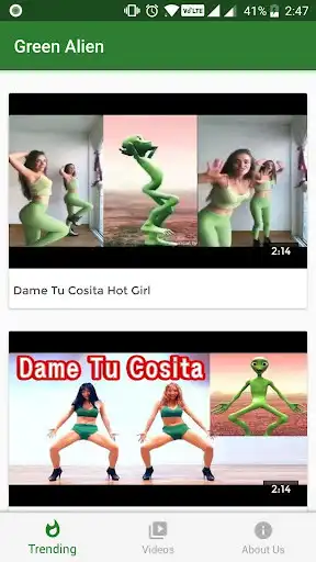 Play Green Alien Dance(Dame tu Cosita)  and enjoy Green Alien Dance(Dame tu Cosita) with UptoPlay