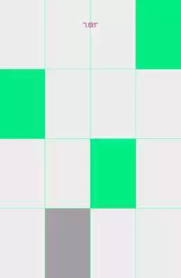 Play Green and White Piano Tiles