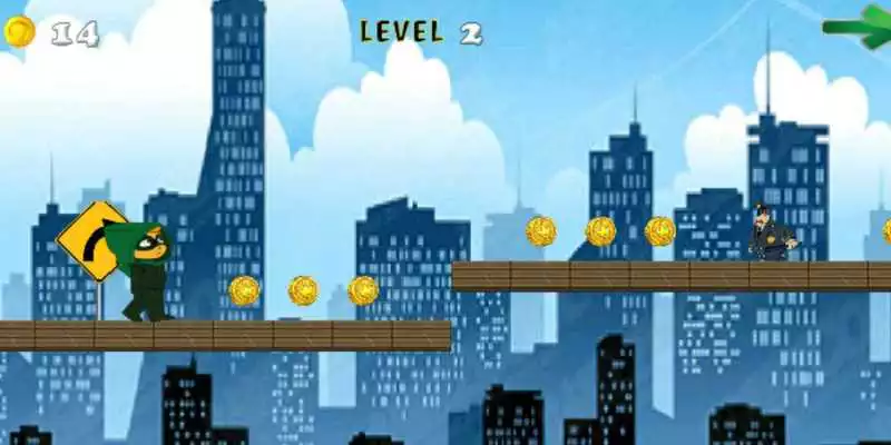 Play Green Battle Arrow Run