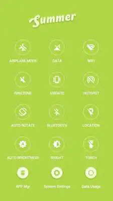 Play Green Business Summer Life-APUS Launcher theme